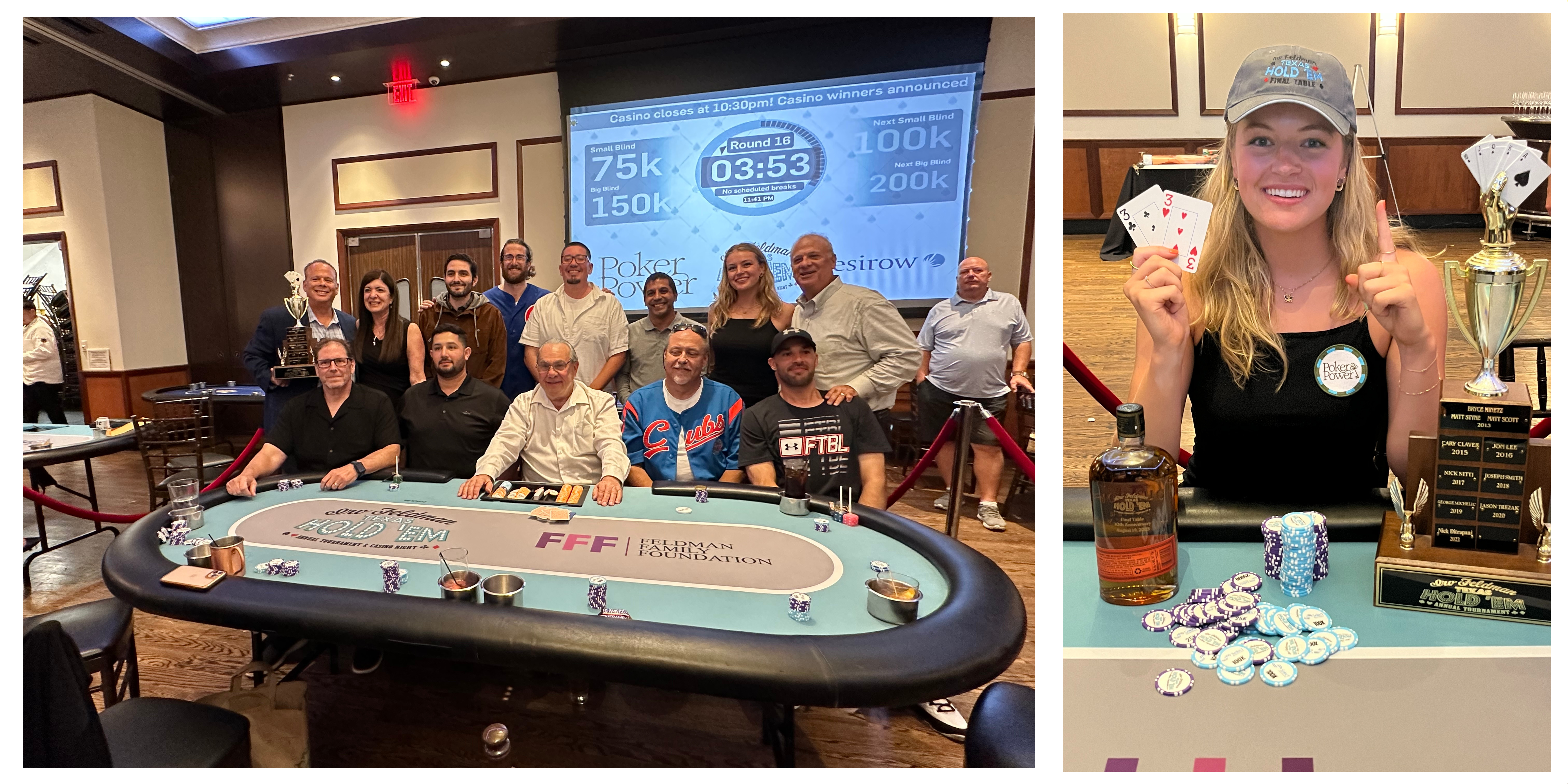 Congratulations to “AbbyPoker” – Our 1st Place Winner at the 10th Annual Irv Feldman Poker Tournament